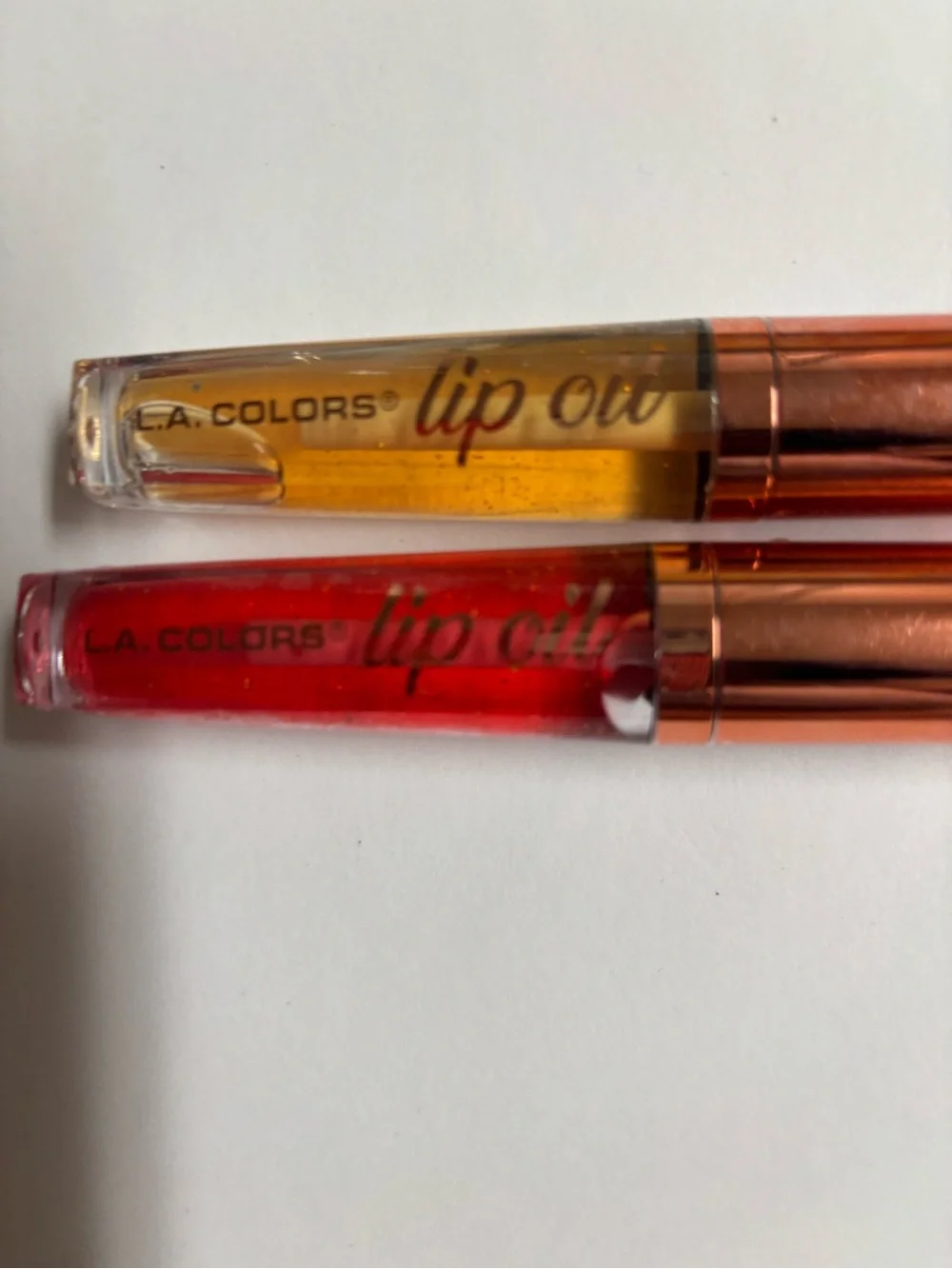 L.A. Colors Lip Oil Duo - Yellow & Red